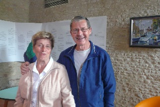 Parmi les visiteurs, un pastelliste passionné Parmi les visiteurs, un pastelliste passionné