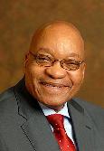 Jacob Zuma,  prsident d'Afrique du Sud