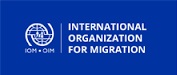 Logo de l'OIM, Organisation internationale pour les migrations Logo de l'OIM, Organisation internationale pour les migrations