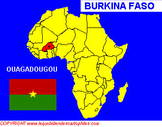 La situation gographique du Burkina Faso