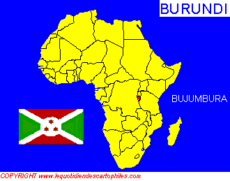 La situation géographique du Burundi