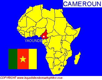 La situation géographique du Cameroun