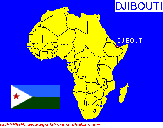 La situation gographique de Djibouti