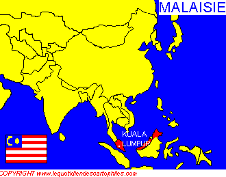 Cliquez sur la carte pour slectionner un pays d'Asie !