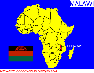 La situation gographique du Malawi