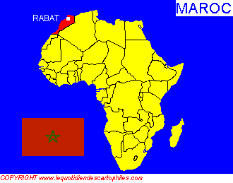 La situation gographique du Maroc 