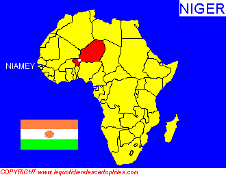 La situation gographique du Niger