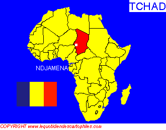 La situation gographique du Tchad