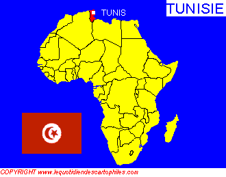 La situation gographique de la Tunisie