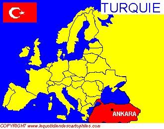 La carte de la Turquie !