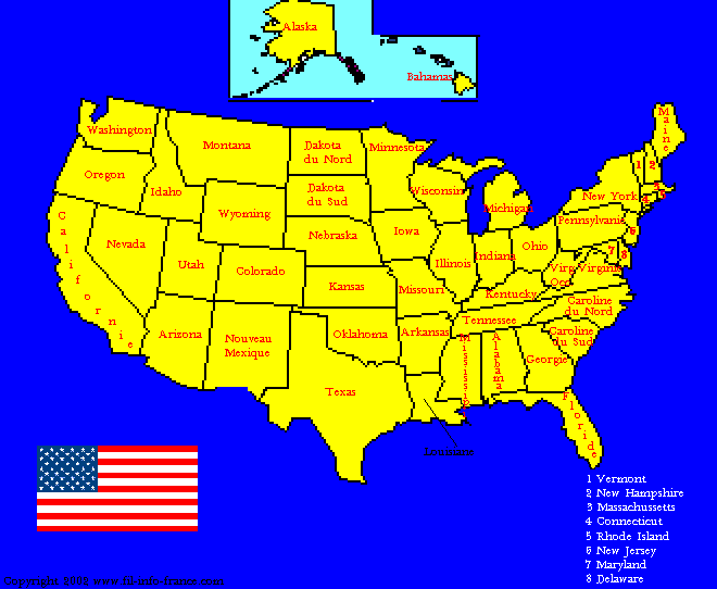 Dcouvrez les 50 tats amricains !