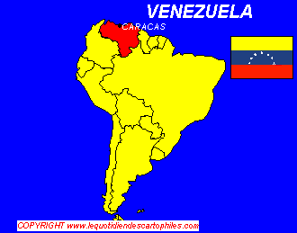 Carte du Venezuela