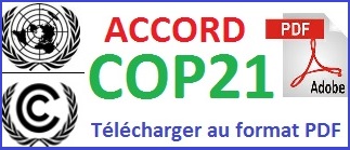 Accord COP21, 2015, Paris, en Franais au format PDF