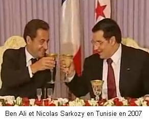 Photos Nicolas Sakozy Ben Ali  Tunis Tunisie France