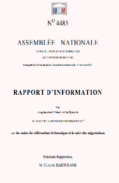 Brexit, rapport, mission, information, Claude, Bartolone, Assemblée nationale, 2017 en version PDF