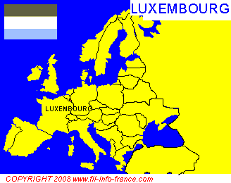 La carte du Luxembourg