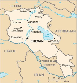 Carte de l'Armnie