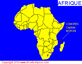 Situation gographique des Comores
