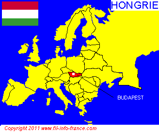 Carte de la Hongrie