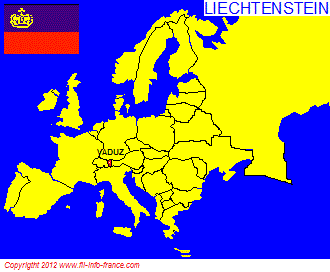 Carte du Liechtenstein