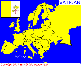 Carte du Vatican