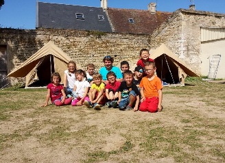 Les enfants ont d�couvert les joies du camping