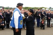 La Légion dHonneur est remise par la Préfète Danièle Polvé-Montmasson