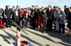 Le public n'h�site pas � venir tr�s t�t le matin � Juno Beach