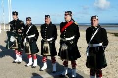 Les R�giments �cossais se distinguent par le port du kilt et du glengarry