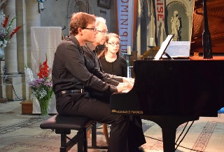 Les deux pianistes, Manuel Lucas et Franois Guillou