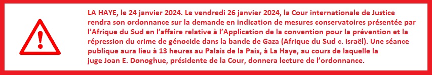 La Cour internationale de Justice ; The International Court of Justice