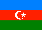 Le drapeau de l'Azerbadjan