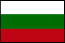 Le drapeau de la Bulgarie