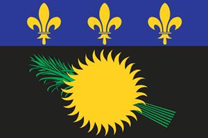 Le drapeau de la Guadeloupe