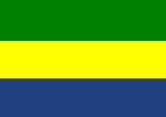 Le drapeau du Gabon