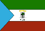 Drapeau de la Guine Equatoriale