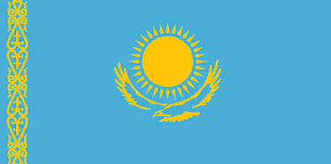 Le drapeau du Kazakhstan