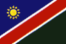 Le drapeau de la Namibie