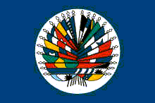 Le drapeau de l'Organisation des Etats Amricains...