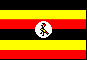 Le drapeau de l'Ouganda