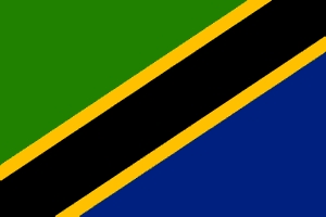 Le drapeau de la Tanzanie