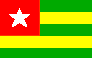 Le drapeau du Togo