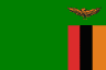 Le drapeau de la Zambie