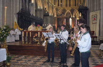 Quintette de saxos de l’harmonie royale de Poperinge