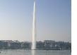 Genve, Suisse,  le jet d'eau d'une hauteur de 140 mtres