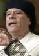 Le chef de l'Etat libyen en fuite, Mouammar Kadhafi