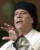 Mouammar Kadhafi, chef de l'Etat libyen