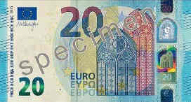 Nouveau billet de 20 euros mis en circulation en novembre 2015