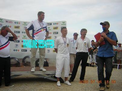 Sbastien Ranquine, champion de France de ptanque 2008
