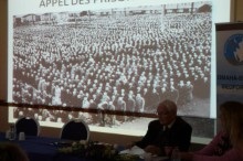 Raphal Mallard au camp de Buchenwald (flche rouge)